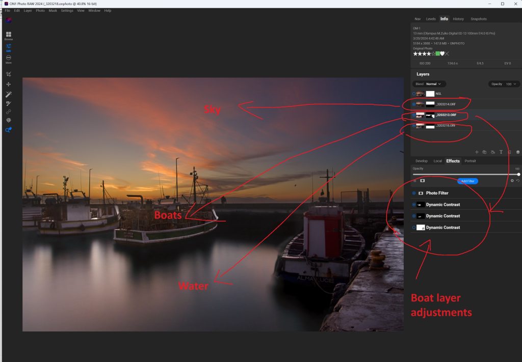 Taking and processing interesting* seascapes