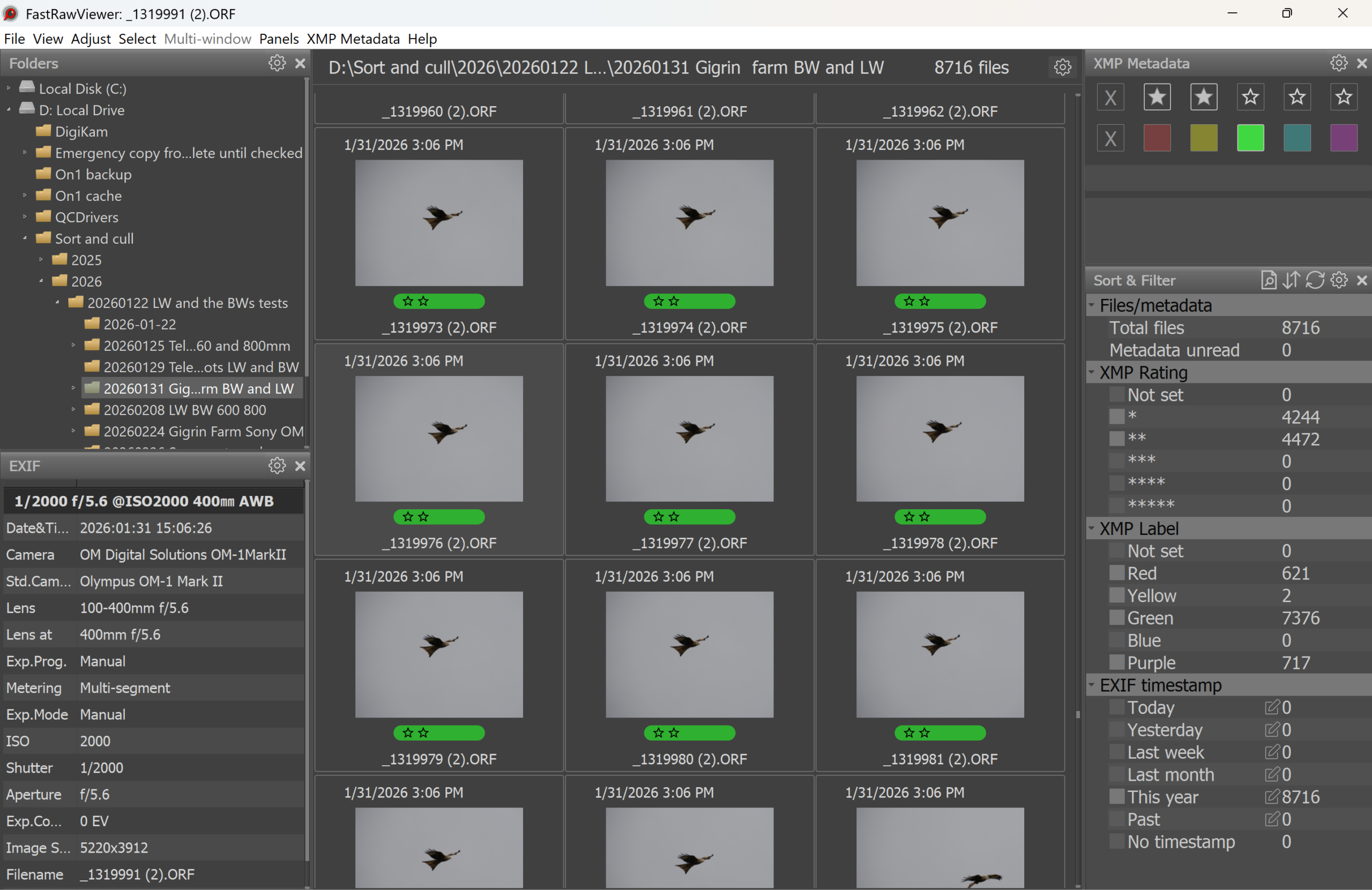 Using FastRawViewer to cull thousands of images Home Using FastRawViewer to cull thousands of images