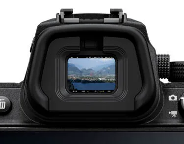 EVF resolution - the missing metric Home Electronic viewfinder display showing sensor output — EVF resolution vs sensor resolution
