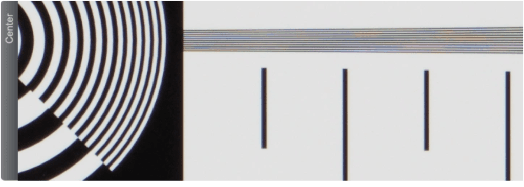The-Digital-Picture ISO 12233 test image of the Sony 400-800mm f6.3-8 at 600mm — showing resolution comparable to the 600mm f4 prime at one-fifth of the price
